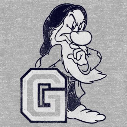 Toddler's Snow White and the Seven Dwarfs Collegiate Grumpy Graphic T-Shirt alternate image
