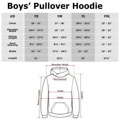 Boy's Fender Sunburst Stratocaster Pullover Hoodie alternate image