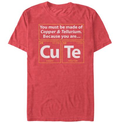 Men's Lost Gods Valentine's Day Periodic Table Graphic T-Shirt alternate image