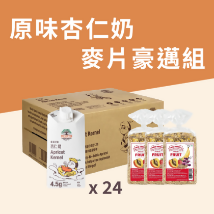 原味杏仁奶麥片組（24入） - 什錦 