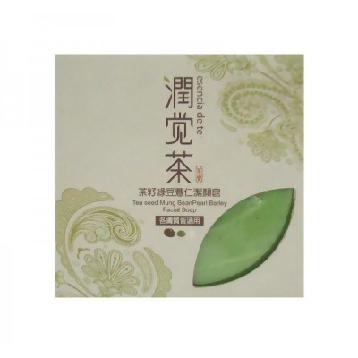 【潤覺茶】茶籽綠豆薏仁潔顏皂100g 