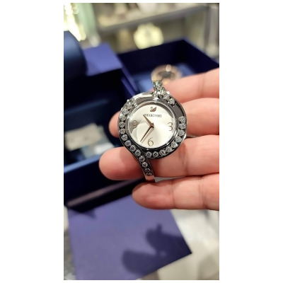 SWAROVSKI 施華洛世奇 CRYSTALS LOVELY時尚腕錶(5452492 銀色) 