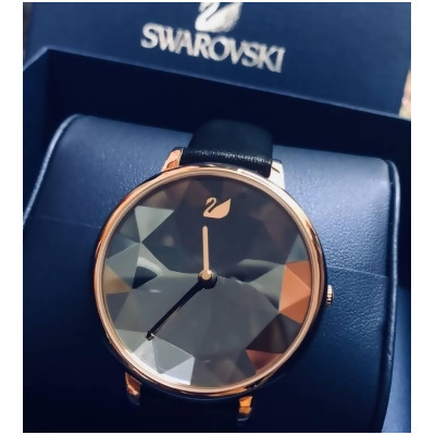 SWAROVSKI施華洛世奇CRYSTAL LAKE嫵媚腕錶(5416009) (黑色） 