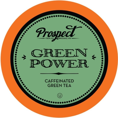 Prospect Tea Green Power Caffeinated Tea Pods for Keurig K-Cup Makers, 40 Count 