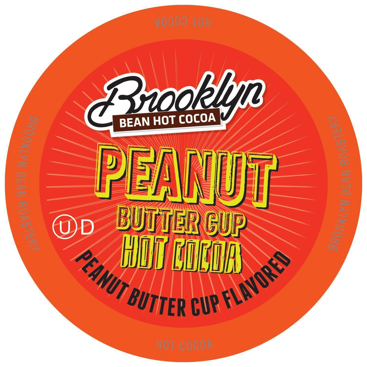 Brooklyn Beans Peanut Butter Chocolate Hot Cocoa Pods for Keurig K-Cups Maker, 40 count
