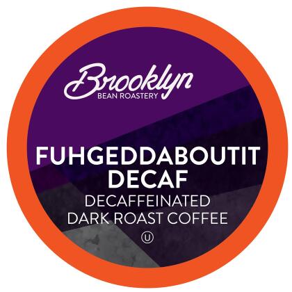 Brooklyn Beans Fuhgeddaboutit Decaf Coffee Pods, Compatible with 2.0 K-Cup Brewers, 40 Count 