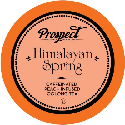 Prospect Tea Himalayan Spring Peach Infused Oolong Tea Pods for Keurig K-Cup Makers, 40 Count 