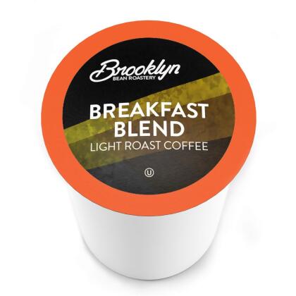 Brooklyn Beans Breakfast Blend Coffee Pods for Keurig Coffee Maker, 40 Count 