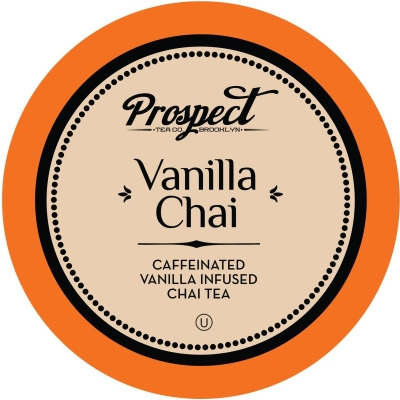 Prospect Tea Co. Caffeinated Vanilla Chai Tea Pods for Keurig K-Cup Brewers, 40 Count 