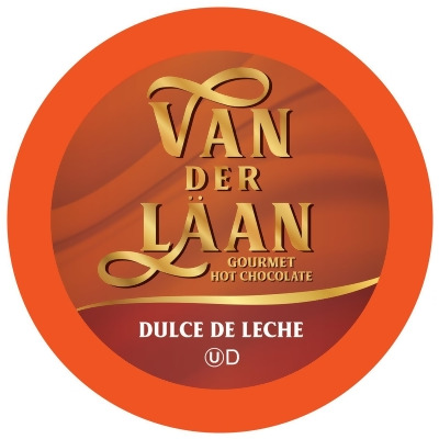 Van Der Laan Chocolate Hot Cocoa Pods, Dulce De Leche Gourmet Dutch Chocolate Compatible with K Cup Brewers Including 2.0, 40 Count 