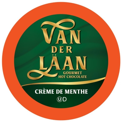 Van Der Laan Chocolate Hot Cocoa Pods, Crème De Menthe Gourmet Dutch Chocolate Compatible with K Cup Brewers Including 2.0, 40 Count 