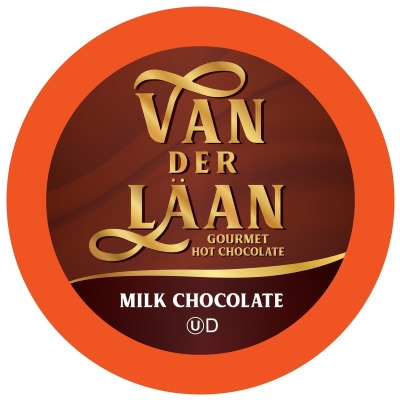 Van Der Laan Chocolate Hot Cocoa Pods, Milk Chocolate Gourmet Dutch Chocolate Compatible with K Cup Brewers Including 2.0, 40 Count 
