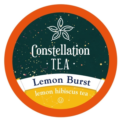 Constellation Tea Lemon Hibiscus Tea Pods Compatible with K Cup Brewers Including 2.0, (Lemon Burst) 40 Count 