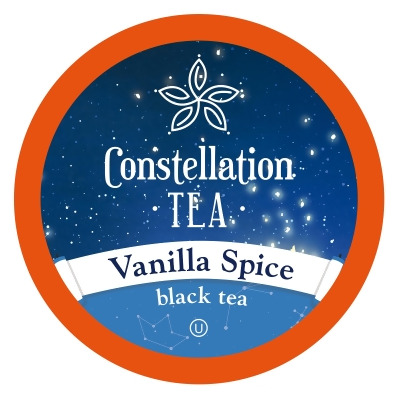 Constellation Tea Vanilla Spice Black Tea Pods, Compatible with K Cup Brewers Including 2.0, 40 Count 