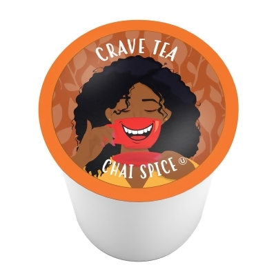 Crave Beverages Chai Spice Tea Pods, Keurig KCup 2.0 compatible, 100 count 