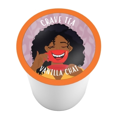 Crave Beverages Vanilla Chai Tea Pods, Keurig KCup 2.0 compatible, 100 count 
