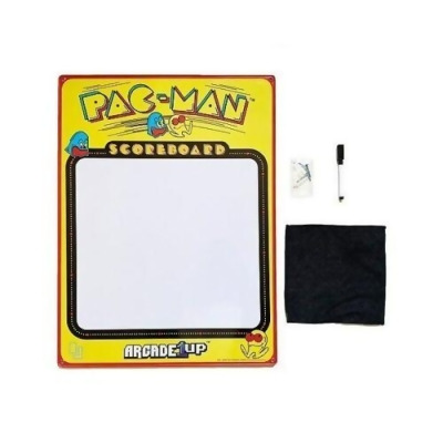 PAC-MAN Tin Scoreboard with Dry Erase Kit ARCADE1up Whiteboard mounting kit 