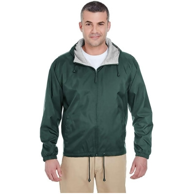 UltraClub 8915 Adult Fleece Hood Lined Jacket 