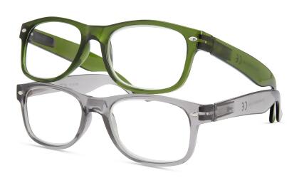 STEVIE BLUELIGHT OPTICAL READING GLASSES, 2 PAIRS - Choose Magnification 
