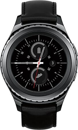 SAMSUNG GEAR S2 41MM CLASSIC SMARTWATCH SM-R7320ZKAXAR - BLACK - Open Box 