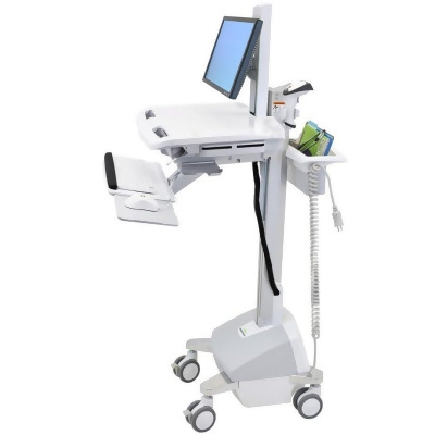 Ergotron SV42-6302-1 StyleView Cart with LCD Pivot LiFe Powered - White - Open Box 