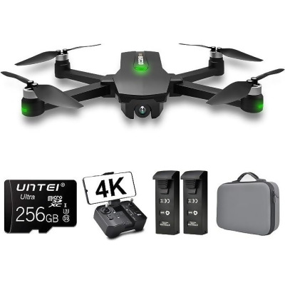 UNTEI Drones with Camera for Adults 4K GPS Auto Return Home EC20-V3 - Black - Open Box 