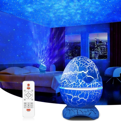 Rossetta Star Galaxy Projector 1.0 for Bedroom, White Noise Bluetooth Speaker - Open Box 