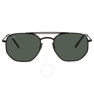 Ray-ban RB3609 148/71 54MM Unisex Square Sunglasses Black Frame Green Lenses - Open Box 