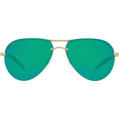 Costa Del Mar HLO-243-OGMP Helo Sunglasses 06S6006 - Green Lens Gold Frame - Open Box 