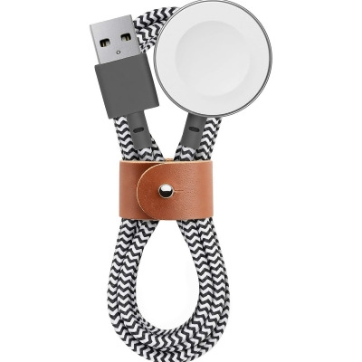 Native Union BELT WATCH 4-FOOT CHARGING CABLE for APPLE WATCH - ZEBRA 