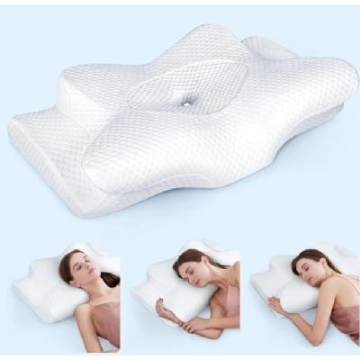 Emircey Adjustable Neck Cervical Memory Foam Pillows WHITE QUEEN EDK010AQ - Open Box 
