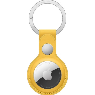 Apple AirTag Leather Key Ring MM003ZM/A - Meyer Lemon 