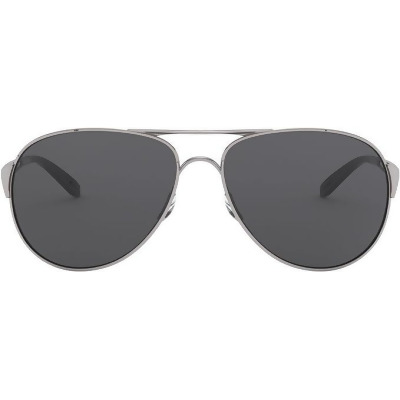 OAKLEY Caveat Sunglasses OO4054 - Polished Chrome Lenses/Grey Frame - Open Box 