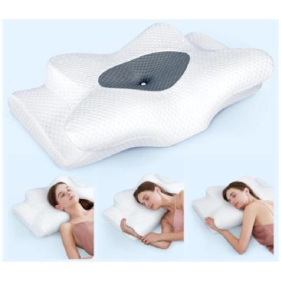 Emircey Adjustable Neck Cervical Memory Foam Pillows GREY QUEEN EDK010BQ - Open Box 