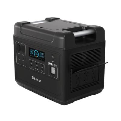 IDEAPLAY SN2200 Portable Power Station 2000Wh LiFePO4 Generator - Grey - Open Box 