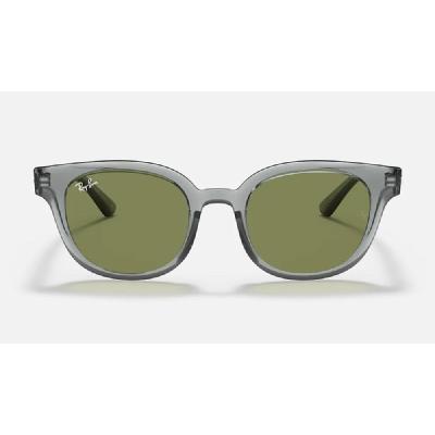 Ray-Ban Unisex Transparent Sunglasses RB4324 - Grey/Green - Open Box 
