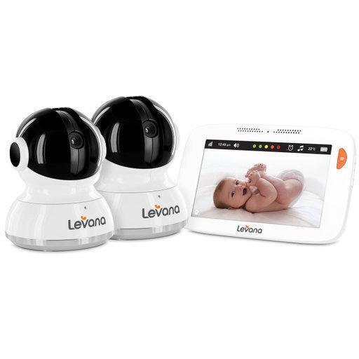 LEVANA MYLO & WILLOW 5” TOUCHSCREEN PTZ VIDEO BABY MONITOR - 2 cameras - Open Box