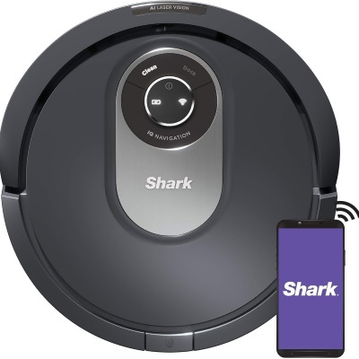 Shark RV2001 AI Robot Vacuum, Smart Mapping - Black - Open Box 