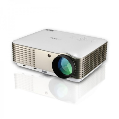 EUG X88 4500lms HD LED Projector 1080p Home Theater Wall Ceiling - WHITE - Open Box 