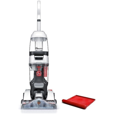 Hoover Dual Spin Pet Plus Carpet Cleaner Machine - White - MISSING ACCESSORIES - Open Box 