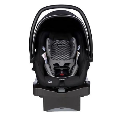 Evenflo LiteMax DLX Infant Car Seat FreeFlow Fabric SafeZone 30512376 - Black - Open Box 