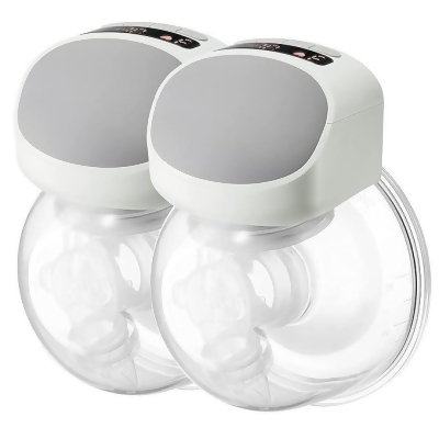 TEEXIN 2 Packs Wearable Breast Pump, Double Hands Free Electric S10 Pro - Gray - Open Box 