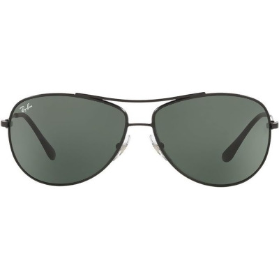 Ray-Ban RB3293 Metal Aviator 63mm Polarized Sunglasses - Black/Green - Open Box 