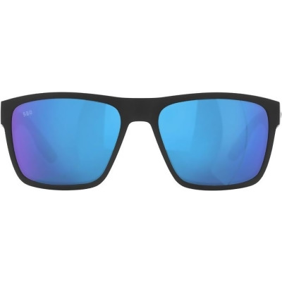 Costa Del Mar Men's Paunch Square Sunglasses 06S9050 - BLUE/MATTE BLACK - Open Box 