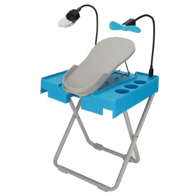 Salon Step The Beauty Footrest for Easy At-Home Pedicures Treat Your Feet - Blue - Open Box 
