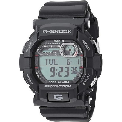 Casio G-Shock Mens Black Strap Watch GD350-1CR - Black - Open Box 