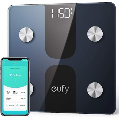 eufy by Anker Smart Scale C1 Body Fat Scale Wireless Digital T9146 - Black/White - Open Box 
