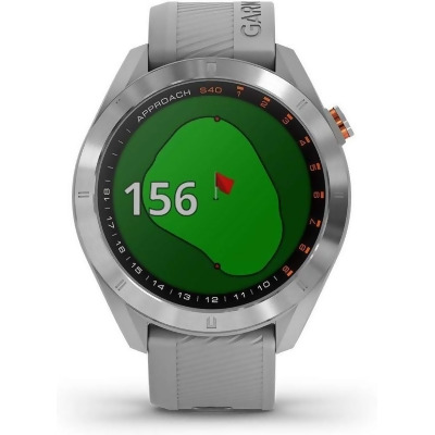 Garmin Approach S40 GPS Golf Touchscreen 010-02140-00 - Gray/Stainless Steel - Open Box 