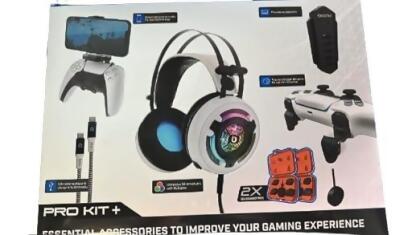 Bionik Pro Kit+ For PS5 PlayStation 5 With 2x Quickshot Pro - 1755635 - Open Box