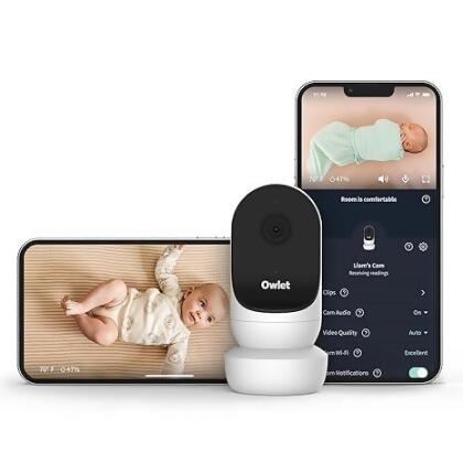 Owlet Cam 2 Smart Baby Monitor HD Video Cam BC06NNBBJ - WHITE - Open Box